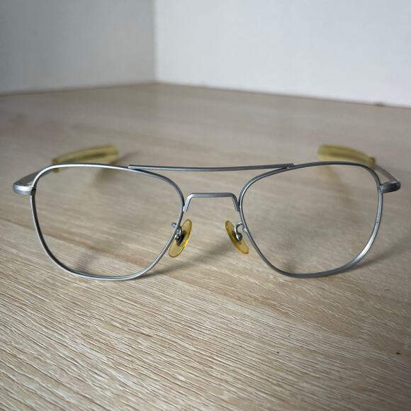 Randolph Engineering 5 1/2 Mil-Spec Sunglasses Matte Chrome FRAMES ONLY 52-20 - Picture 2 of 10